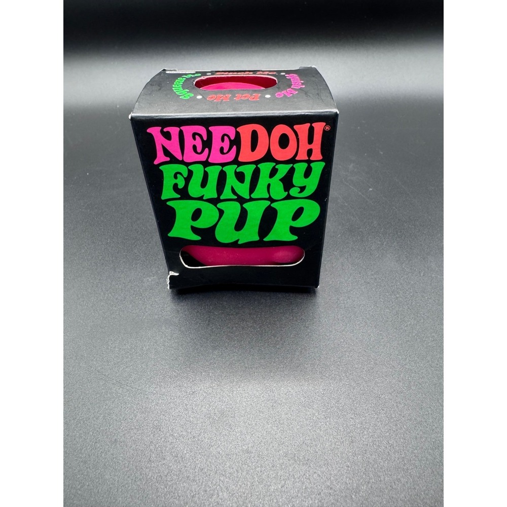 Schylling NeeDoh‎ Funky Pup Pink Squishy Stress Toy Fidget Sensory New in Box - Picture 5 of 6